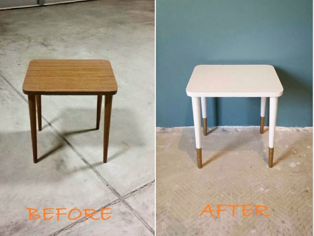 Side Table Before - After