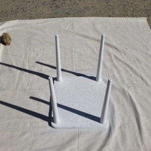 Side Table White Paint 1